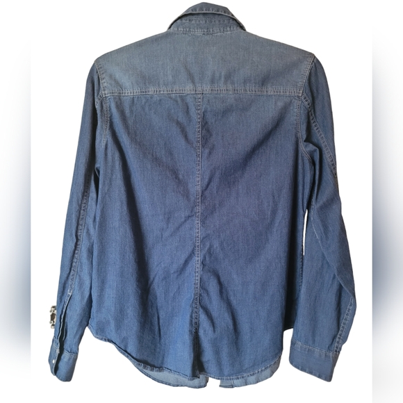 Calvin Klein Jeans Denim Button Down Shirt M - Picture 2 of 4